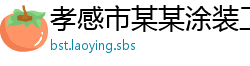 孝感市某某涂装工程维修站